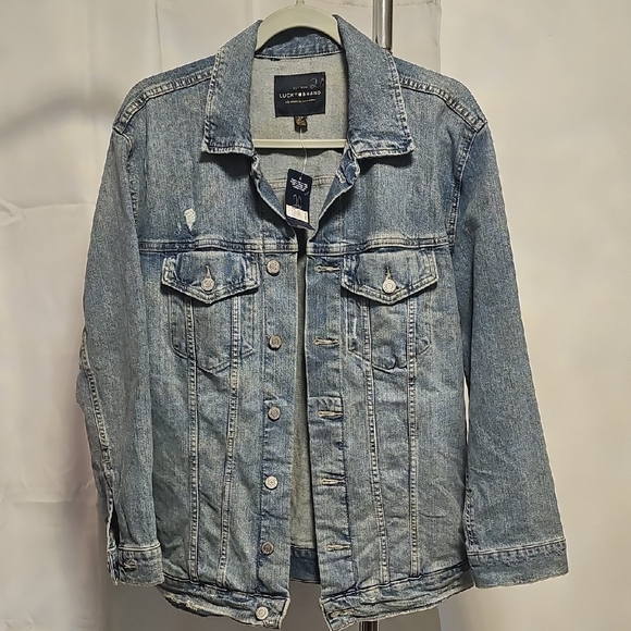 Lucky Brand Classic Blue Jean Jacket - Picture 2 of 5